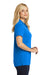 Port Authority LK110 Womens Dry Zone Moisture Wicking Short Sleeve Polo Shirt Coastal Blue Side