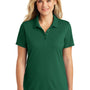 Port Authority Womens Dry Zone Moisture Wicking Short Sleeve Polo Shirt - Deep Forest Green
