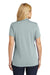 Port Authority LK110 Womens Dry Zone Moisture Wicking Short Sleeve Polo Shirt Gusty Grey Back
