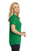 Port Authority LK110 Womens Dry Zone Moisture Wicking Short Sleeve Polo Shirt Kelly Green Side