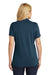 Port Authority LK110 Womens Dry Zone Moisture Wicking Short Sleeve Polo Shirt Navy Blue Back