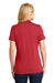 Port Authority LK111 Womens Dry Zone Moisture Wicking Short Sleeve Polo Shirt Red/Black Back