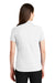 Port Authority LK164 Womens SuperPro Moisture Wicking Short Sleeve Polo Shirt White Back