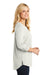 Port Authority LK5432 Womens Concept Jersey Long Sleeve Henley T-Shirt Ivory Chiffon Side