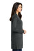 Port Authority LK5434 Womens Concept Long Sleeve Cardigan Sweater w/ Pockets Smoke Grey Side