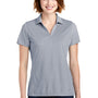 Port Authority Womens Oxford Moisture Wicking Short Sleeve Polo Shirt - True Navy Blue - Closeout