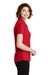 Port Authority LK600 Womens EZPerformance Moisture Wicking Short Sleeve Polo Shirt Red Side