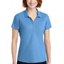 Port Authority Womens EZPerformance Moisture Wicking Short Sleeve Polo Shirt - Carolina Blue