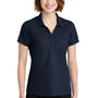 Port Authority Womens EZPerformance Moisture Wicking Short Sleeve Polo Shirt - Navy Blue