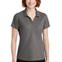 Port Authority Womens EZPerformance Moisture Wicking Short Sleeve Polo Shirt - Sterling Grey