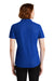 Port Authority LK600 Womens EZPerformance Moisture Wicking Short Sleeve Polo Shirt Royal Blue Back