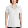 Port Authority Womens EZPerformance Moisture Wicking Short Sleeve Polo Shirt - White