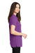 Port Authority LK8000 Womens Wrinkle Resistant Short Sleeve Polo Shirt Violet Purple Side