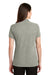 Port Authority LK8000 Womens Wrinkle Resistant Short Sleeve Polo Shirt Heather Oxford Grey Back