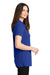Port Authority LK8000 Womens Wrinkle Resistant Short Sleeve Polo Shirt Royal Blue Side