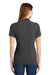 Port & Company LKP1500 Womens Stain Resistant Short Sleeve Polo Shirt Charcoal Grey Back