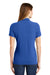 Port & Company LKP1500 Womens Stain Resistant Short Sleeve Polo Shirt Royal Blue Back