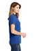 Port & Company LKP1500 Womens Stain Resistant Short Sleeve Polo Shirt Royal Blue Side