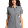Port & Company Womens Core Stain Resistant Short Sleeve Polo Shirt - Heather Grey