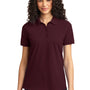 Port & Company Womens Core Stain Resistant Short Sleeve Polo Shirt - Athletic Maroon