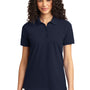 Port & Company Womens Core Stain Resistant Short Sleeve Polo Shirt - Deep Navy Blue
