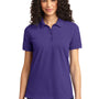 Port & Company Womens Core Stain Resistant Short Sleeve Polo Shirt - Purple