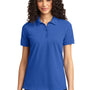 Port & Company Womens Core Stain Resistant Short Sleeve Polo Shirt - Royal Blue