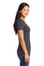 Port Authority LM1005 Womens Concept Short Sleeve V-Neck T-Shirt Smoke Grey Side