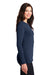 Port Authority LM1008 Womens Concept Long Sleeve Cardigan Sweater Navy Blue Side