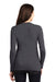 Port Authority LM1008 Womens Concept Long Sleeve Cardigan Sweater Smoke Grey Back