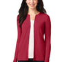 Port Authority Womens Concept Long Sleeve Cardigan Sweater - Rich Red