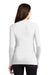 Port Authority LM1008 Womens Concept Long Sleeve Cardigan Sweater White Back
