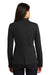 Port Authority LM2000 Womens Knit Button Down Blazer Black Back