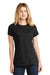 New Era LNEA100 Womens Heritage Short Sleeve Crewneck T-Shirt Black Front