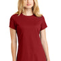 New Era Womens Heritage Short Sleeve Crewneck T-Shirt - Crimson Red - Closeout