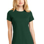 New Era Womens Heritage Short Sleeve Crewneck T-Shirt - Dark Green - Closeout