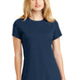 New Era Womens Heritage Short Sleeve Crewneck T-Shirt - Dark Royal Blue - Closeout