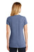 New Era LNEA100 Womens Heritage Short Sleeve Crewneck T-Shirt Dark Royal Blue Twist Back