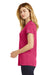 New Era LNEA100 Womens Heritage Short Sleeve Crewneck T-Shirt Deep Pink Side