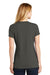 New Era LNEA100 Womens Heritage Short Sleeve Crewneck T-Shirt Graphite Grey Back