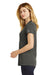 New Era LNEA100 Womens Heritage Short Sleeve Crewneck T-Shirt Graphite Grey Side