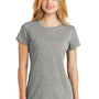 New Era Womens Heritage Short Sleeve Crewneck T-Shirt - Light Graphite Grey Twist - Closeout
