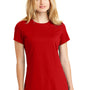 New Era Womens Heritage Short Sleeve Crewneck T-Shirt - Scarlet Red - Closeout