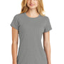 New Era Womens Heritage Short Sleeve Crewneck T-Shirt - Heather Shadow Grey - Closeout