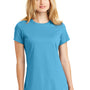 New Era Womens Heritage Short Sleeve Crewneck T-Shirt - Sky Blue - Closeout