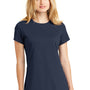 New Era Womens Heritage Short Sleeve Crewneck T-Shirt - True Navy Blue - Closeout