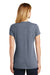 New Era LNEA100 Womens Heritage Short Sleeve Crewneck T-Shirt Navy Blue Twist Back