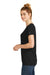 New Era LNEA130 Womens Performance Moisture Wicking Short Sleeve Crewneck T-Shirt Black Side