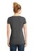 New Era LNEA130 Womens Performance Moisture Wicking Short Sleeve Crewneck T-Shirt Dark Graphite Grey Back