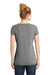 New Era LNEA130 Womens Performance Moisture Wicking Short Sleeve Crewneck T-Shirt Shadow Grey Back